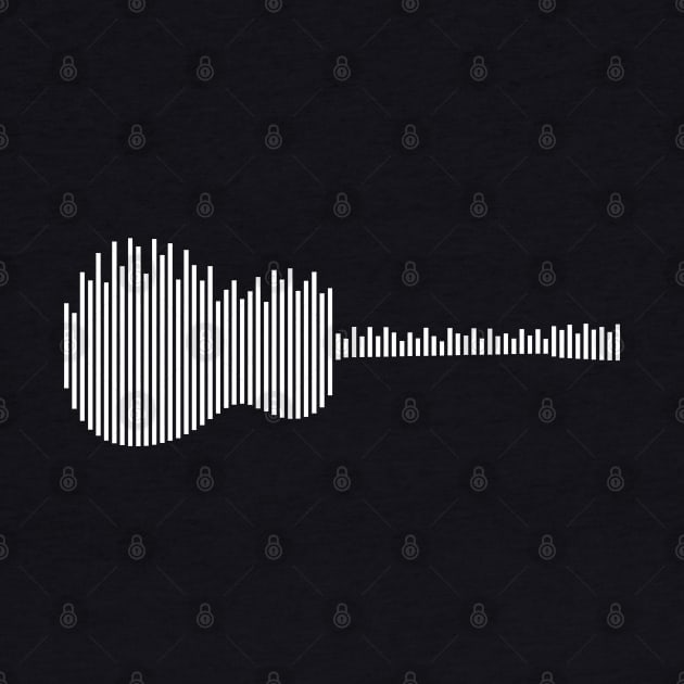 Acoustic Guitar Sound Waves Dark Theme by nightsworthy